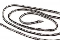 WINDALF Dunkle Starke Halskette ALUSIA 56 cm Lange Silberkette Silber WINDALF Dunkle Starke Halskette ALUSIA 56 cm Lange Silberkette Silber - Windalf.de