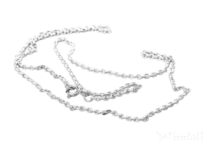 WINDALF Zarte Damen Halskette ARIANA 60 cm Hochglänzende Silberkette Silber WINDALF Zarte Damen Halskette ARIANA 60 cm Hochglänzende Silberkette Silber - Windalf.de