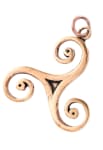 WINDALF Schmuck Anhänger TRIAN 4 cm Keltische Triskele Bronze - Windalf.de