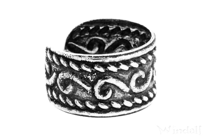 WINDALF Ohrklemme & Haarschmuck SPIRA 7 mm Spirals Vintage Silber - Windalf.de