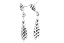WINDALF Lange Damen Ohrringe ALICIA 4 cm Celtic Silber WINDALF Lange Damen Ohrringe ALICIA 4 cm Celtic Silber - Windalf.de