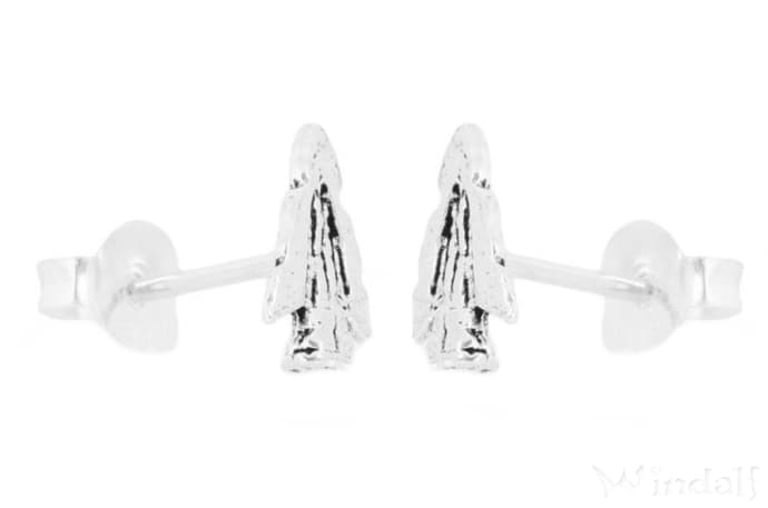 WINDALF Gothic Ohrstecker SONAR 8 mm Vikings Pfeilspitze Vintage Silber - Windalf.de