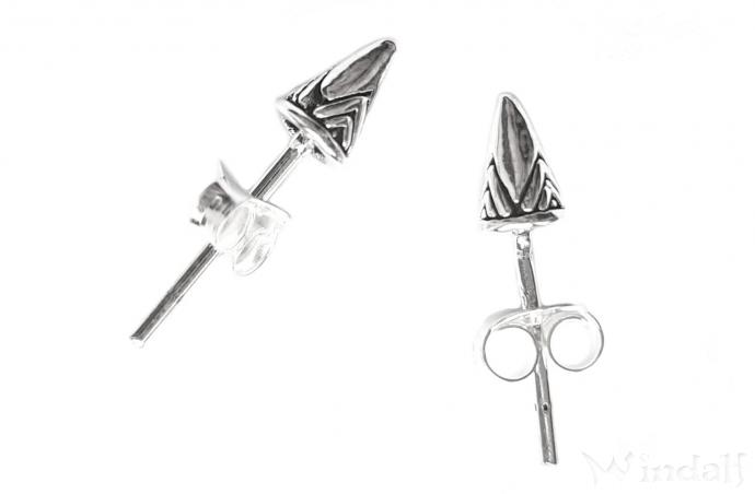 WINDALF Ohrstecker NALIA 5 mm Kleine Spitze Vintage Silber - Windalf.de