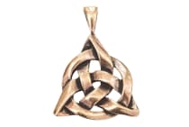 WINDALF Schmuck Anhänger NUADA 3.7 cm Keltischer Knoten Bronze - Windalf.de