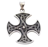 WINDALF Schmuck Anhänger CELTIC CROSS Ø 2.9 cm Bronze - Windalf.de