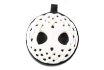 WINDALF Celtic Baum Schmuck Anh&auml;nger YGGDRASIL 4 cm Lebensbaum auf schwarzem Holz Handarbeit aus Knochen - Windalf.de