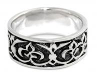 WINDALF Mittelalter Bandring LUCIAN 8 mm Fleur de Lis Bohemia Ornamentik Silber WINDALF Mittelalter Bandring LUCIAN 8 mm Fleur de Lis Bohemia Ornamentik Silber - Windalf.de