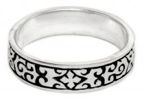 WINDALF Ritter Ring ALIAN 6 mm Mittelalter Ornamente Silber WINDALF Ritter Ring ALIAN 6 mm Mittelalter Ornamente Silber - Windalf.de