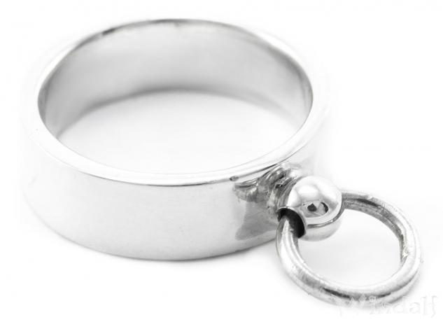 WINDALF Power Ring DER RING DER O 6 mm Fetisch Schmuck Silber