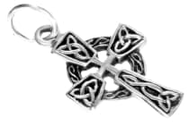 WINDALF Schmuck Anhänger ADAIR 2.9 cm Kleines Keltenkreuz Silber - Windalf.de