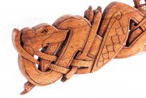 WINDALF Irisches Wandbild MATHONWY 40 cm Book of Kells Wandrelief Handarbeit Holz - Windalf.de