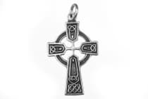 WINDALF Celtic Schmuck-Anhänger ARAWN 3.6 cm Keltisches Kreuz Amulett Silber - Windalf.de