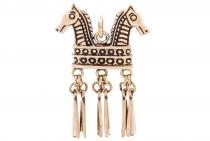 WINDALF Wikinger Pferde Schmuck Anhänger EPONA 4.8 cm HandarbeitBronze - Windalf.de