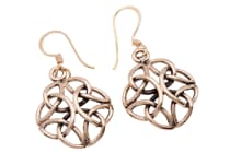 WINDALF Ohrhänger SVENJA 3.5 cm Keltische Knoten Bronze WINDALF Ohrhänger SVENJA 3.5 cm Keltische Knoten Bronze - Windalf.de