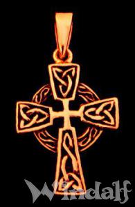 Anhänger ~ ADAIR ~ Kleines Keltenkreuz - Bronze - Mittelalter Kreuze