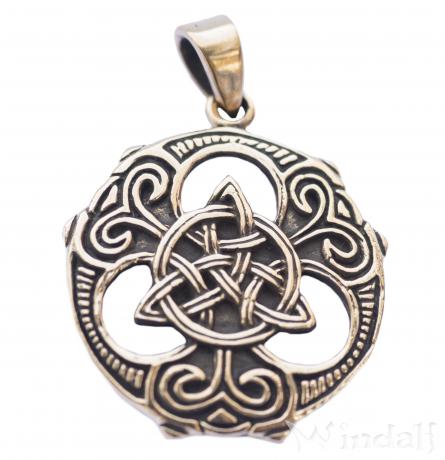 WINDALF Schmuck Anhänger ALIX 3.2 cm Keltische Triade Bronze WINDALF Schmuck Anhänger ALIX 3.2 cm Keltische Triade Bronze - Windalf.de