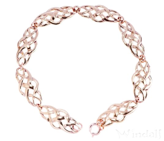 WINDALF Celtic Armkette ISEA 19.5 cm Keltische Knoten Armband Vintage Bronze WINDALF Celtic Armkette ISEA 19.5 cm Keltische Knoten Armband Vintage Bronze - Windalf.de