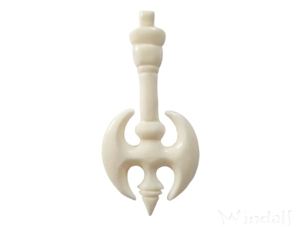 WINDALF Schmuck Anhänger RORAR 5.7 cm Doppelaxt aus Knochen WINDALF Schmuck Anhänger RORAR 5.7 cm Doppelaxt aus Knochen - Windalf.de