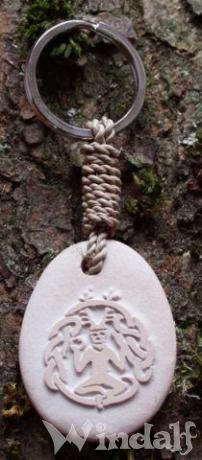 WINDALF Schlüsselanhänger CERNUNNOS Wald Gott roter Stein - Windalf.de