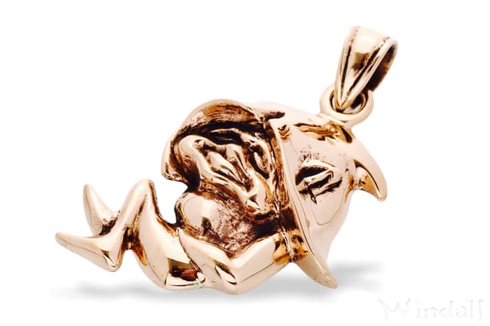 WINDALF Schmuck Anhänger DOBBY 4 cm Kleiner Gnom Bronze WINDALF Schmuck Anhänger DOBBY 4 cm Kleiner Gnom Bronze - Windalf.de