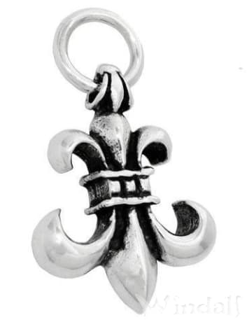 WINDALF Schmuck Anhänger FLEUR DE LIS 3.9 cm Mittelalter Schmuck Silber WINDALF Schmuck Anhänger FLEUR DE LIS 3.9 cm Mittelalter Schmuck Silber - Windalf.de