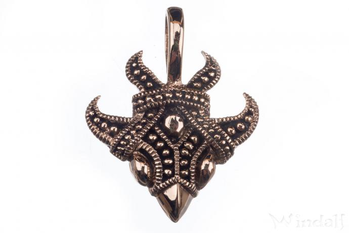 WINDALF Wikinger Schmuck Anhänger ALDUR 2.9 cm Greifvogel Vikings Bronze WINDALF Wikinger Schmuck Anhänger ALDUR 2.9 cm Greifvogel Vikings Bronze - Windalf.de