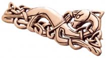 WINDALF Krafttier Fibel OSIN 5.7 cm Celtic Schmuck Keltische Brosche Bronze WINDALF Krafttier Fibel OSIN 5.7 cm Celtic Schmuck Keltische Brosche Bronze - Windalf.de