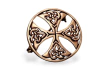 WINDALF Celtic Fibel ZANE 6.3 cm Keltisches Kreuz Mittelalterschmuck Bronze WINDALF Celtic Fibel ZANE 6.3 cm Keltisches Kreuz Mittelalterschmuck Bronze - Windalf.de