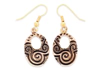 WINDALF Damen Ohrhänger NEWGRANGE 4.3 cm Celtic Schmuck Bronze WINDALF Damen Ohrhänger NEWGRANGE 4.3 cm Celtic Schmuck Bronze - Windalf.de