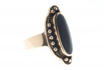 WINDALF Römischer Ring AISHA 24 mm Onyx Gothic Schmuck Bronze WINDALF Römischer Ring AISHA 24 mm Onyx Gothic Schmuck Bronze - Windalf.de