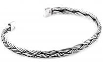 WINDALF Schmaler Wikinger Armreif MIDGARD Ø 6.0 cm Vikings Armschmuck Vintage Handarbeit Silber WINDALF Schmaler Wikinger Armreif MIDGARD Ø 6.0 cm Vikings Armschmuck Vintage Handarbeit Silber - Windalf.de
