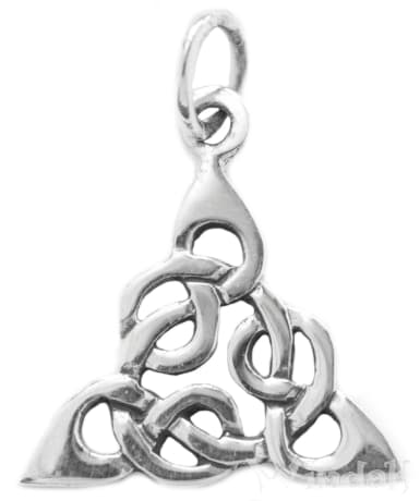 WINDALF Harmony Damen Schmuck Anhänger ISEA 2.2 cm Celtic Triade Glücks-Amulett Silber - Windalf.de
