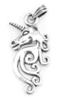 WINDALF Schmuck Anhänger IDALIS 3 cm Einhorn Silber WINDALF Schmuck Anhänger IDALIS 3 cm Einhorn Silber - Windalf.de