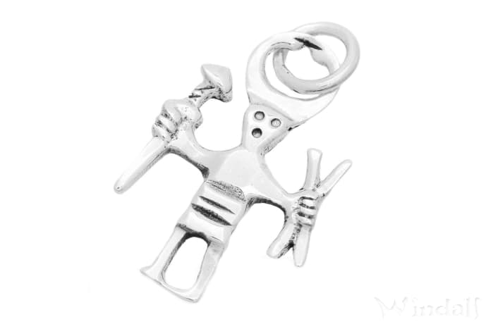 WINDALF Schmuck Anhänger WOTAN 3.3 cm Odin Silber WINDALF Schmuck Anhänger WOTAN 3.3 cm Odin Silber - Windalf.de