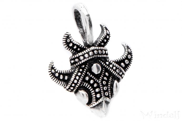WINDALF Wikinger Schmuck Anhänger ALDUR 3.1 cm Greifvogel Vikings Schmuck Silber - Windalf.de