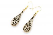 WINDALF Damen Ohrhänger BRIANA 5.4 cm Keltische Knoten Bronze WINDALF Damen Ohrhänger BRIANA 5.4 cm Keltische Knoten Bronze - Windalf.de