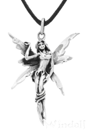 WINDALF Schmuck Anhänger LINDSY 4 cm Moon-Dream Elfe Silber WINDALF Schmuck Anhänger LINDSY 4 cm Moon-Dream Elfe Silber - Windalf.de