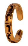 WINDALF Zehenring FLOZZY 3 mm Fußabdrücke Midiring Bronze WINDALF Zehenring FLOZZY 3 mm Fußabdrücke Midiring Bronze - Windalf.de