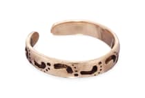 WINDALF Zehenring FLOZZY 3 mm Fu&szlig;abdr&uuml;cke Midiring Bronze - Windalf.de