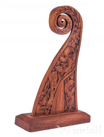 WINDALF Wikinger Deko NORDWIND 42 cm Wikingerschiff mit Sockel Handarbeit aus Holz WINDALF Wikinger Deko NORDWIND 42 cm Wikingerschiff mit Sockel Handarbeit aus Holz - Windalf.de