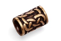 WINDALF Haarperle & Bartperle DVALIN 13 mm Keltischer Knoten Vintage Bronze - Windalf.de