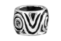 WINDALF Vikings Haar& Bartschmuck VERCANA &Oslash; 6 mm Wikinger-Haarperle Silber - Windalf.de