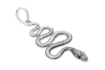 WINDALF Paradies Schmuck Anhänger LIZA 4.7 cm Kraft-Schlangenschmuck Handarbeit Silber WINDALF Paradies Schmuck Anhänger LIZA 4.7 cm Kraft-Schlangenschmuck Handarbeit Silber - Windalf.de