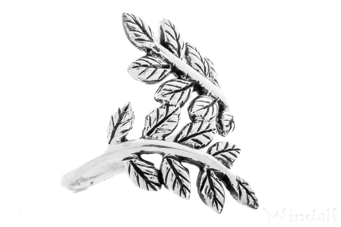 WINDALF Damen Ring FEYA 24 mm Celtic Lebensbaum Schmuck Silberring - Windalf.de