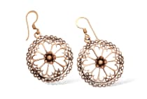 WINDALF Damen Schmuck Ohrhänger AMARIL 4.6 cm Zarte Ornamente Bronze - Windalf.de