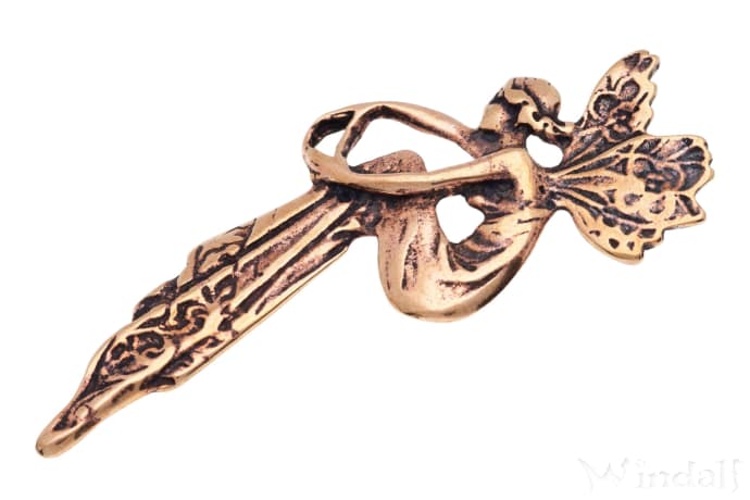 WINDALF Schmuck Anhänger ALENA 5.5 cm Zauberelfe Vintage Bronze - Windalf.de