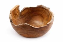 WINDALF Rustikale Obst Holzschale NILA  &Oslash; 15 cm Snack & Pralinenschale Schmuckschale Wurzelholz - Windalf.de