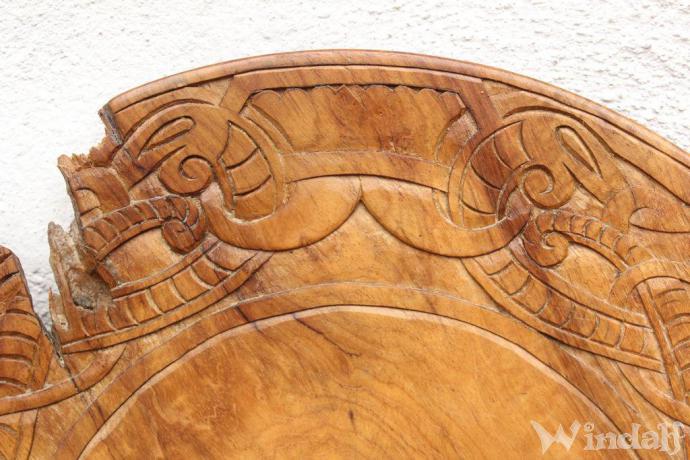 WINDALF Wanddeko VIKING DRAGONS Wurzelholz - Viking Holz Wand Deko