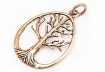 WINDALF Schmuck Anhänger YGGDRASIL 2,6 cm Weltenbaum Bronze - Windalf.de