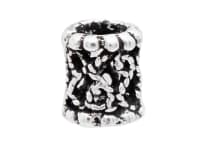 WINDALF Kleine Mittelalter Bart& Haarperle MIRA 6 mm Kettenperle Silber - Windalf.de